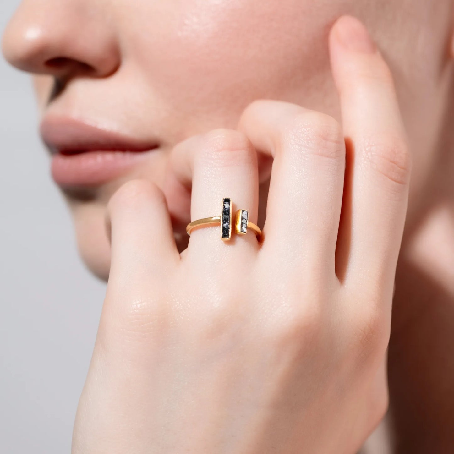 Axis Twin Bar Ring
