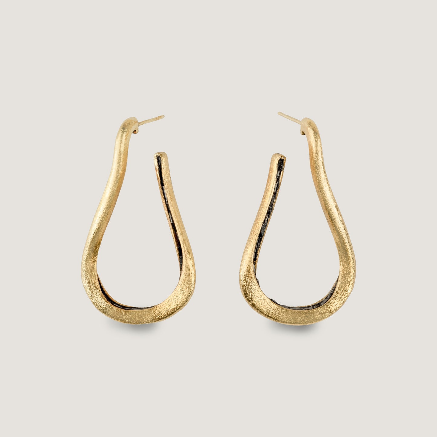 The Empress Hoops- Black