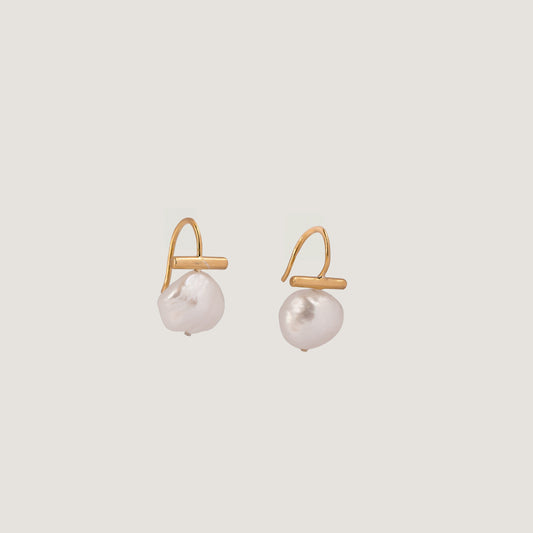 Bare Pearl Ear Dangles