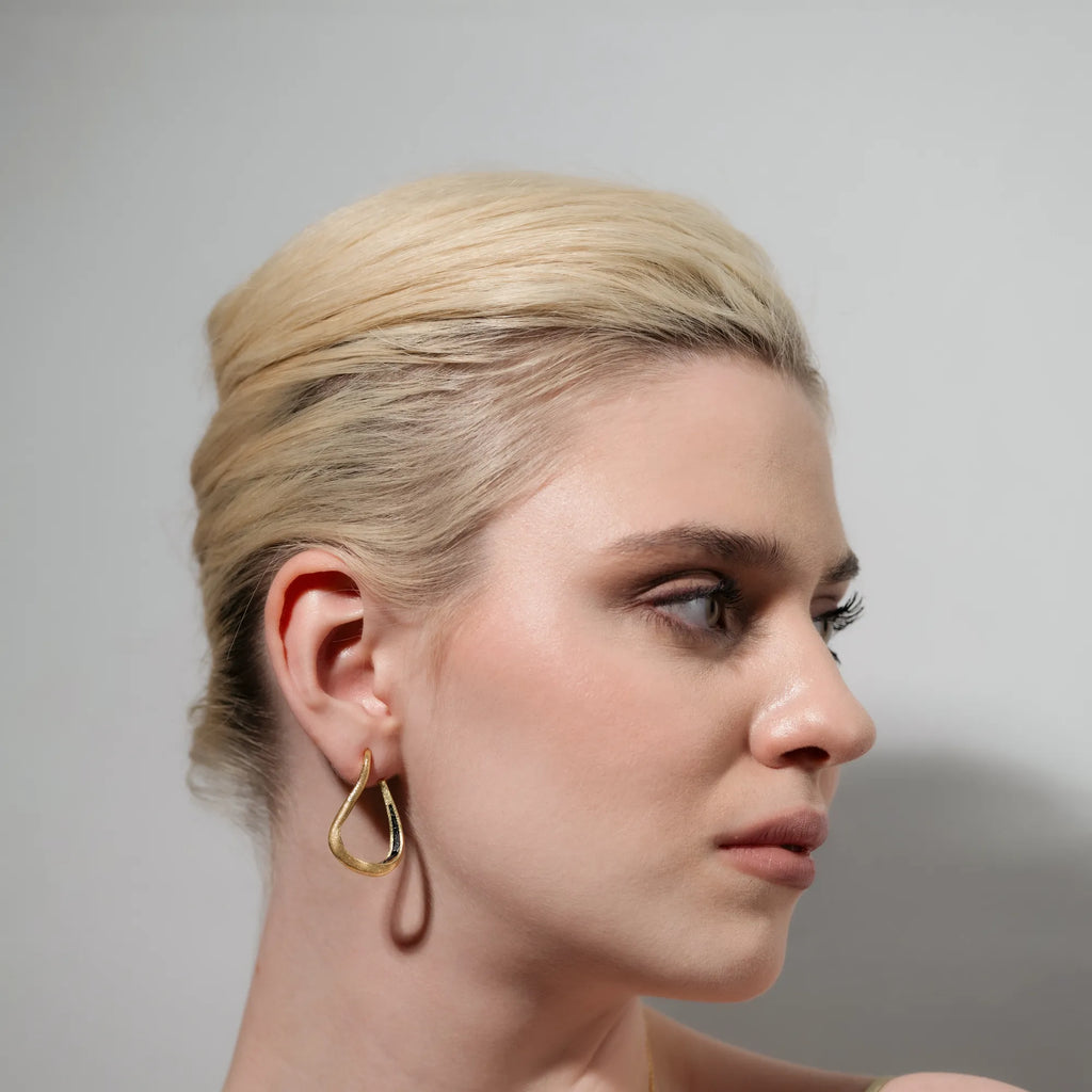 The Empress Hoops- Black