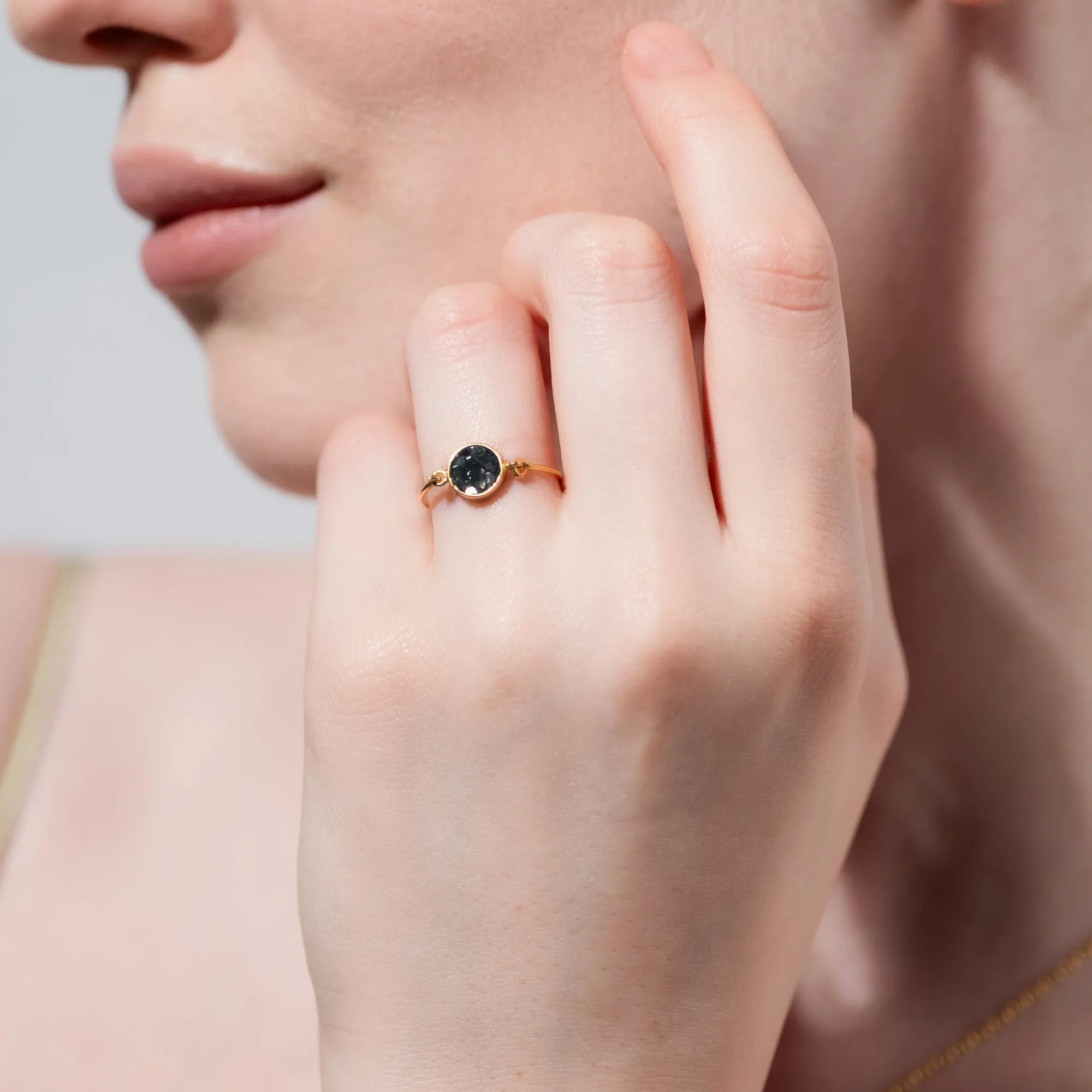 Nightstone Whisper Ring