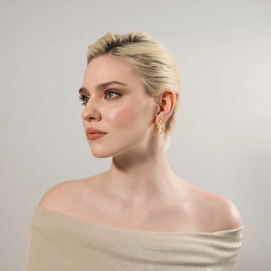 Coral Burn Hoops