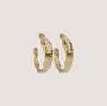 Crater Pearl Hoops – Small
