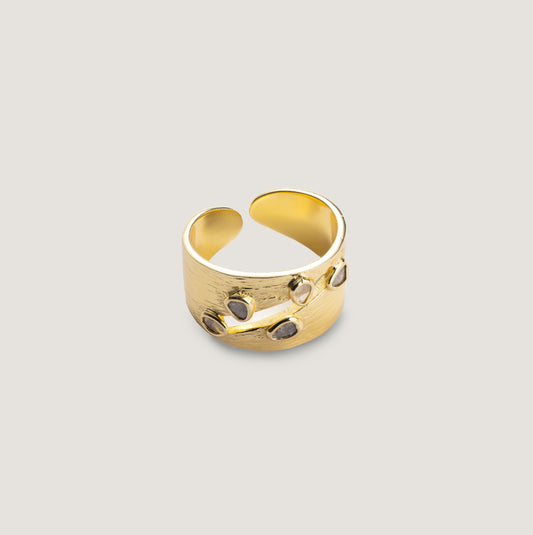 Golden Ember Ring