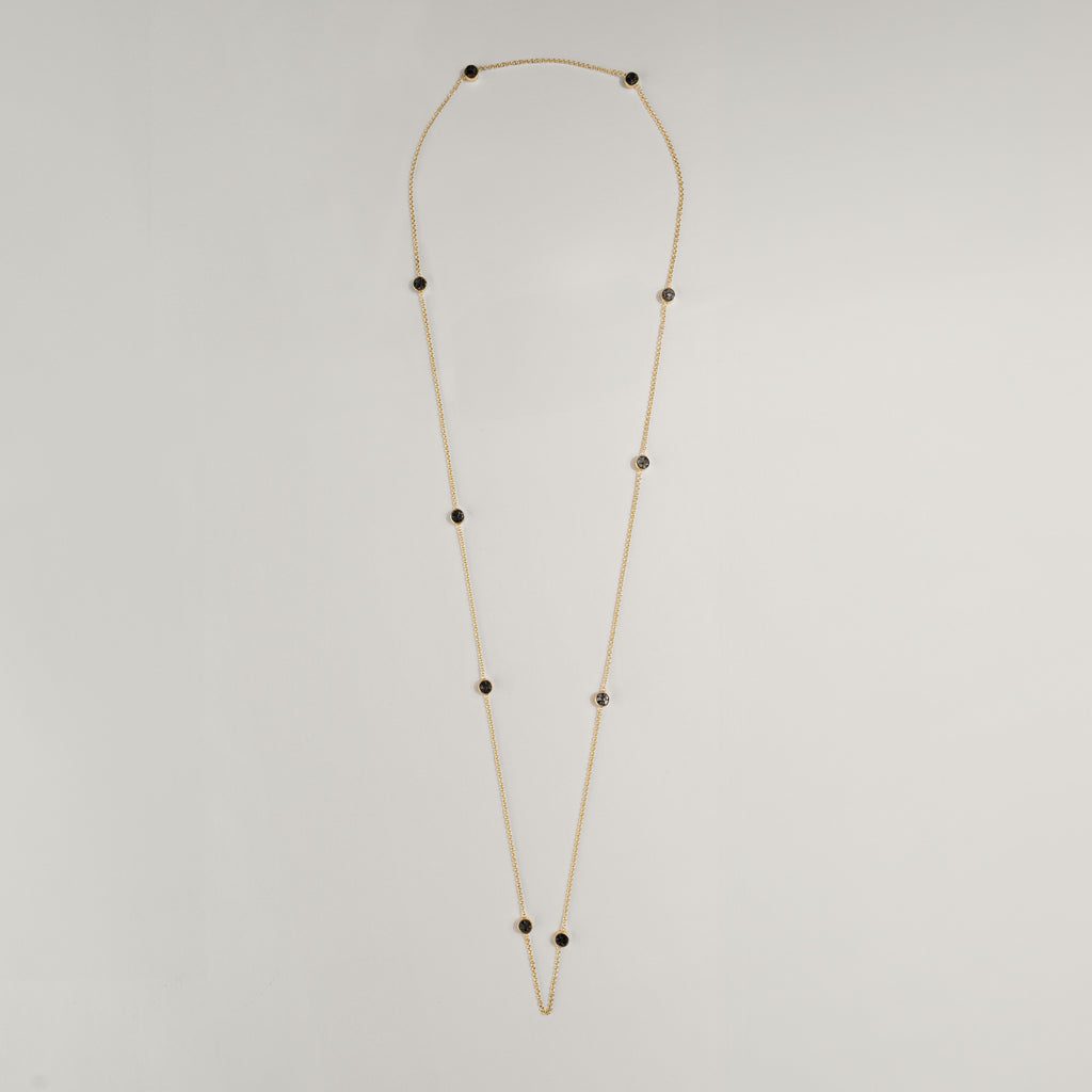 Obsidian Orbit Necklace