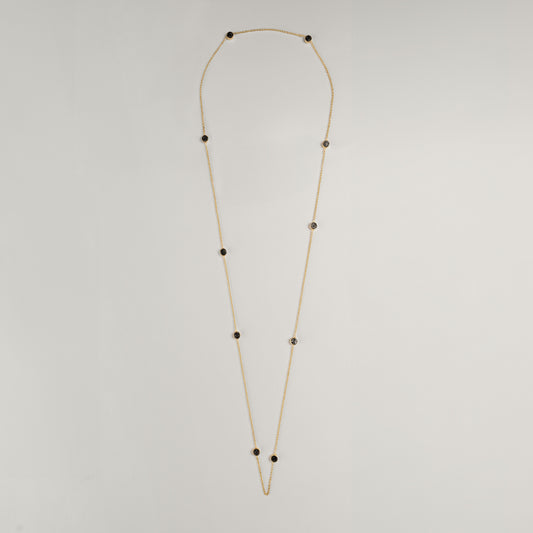 Obsidian Orbit Necklace