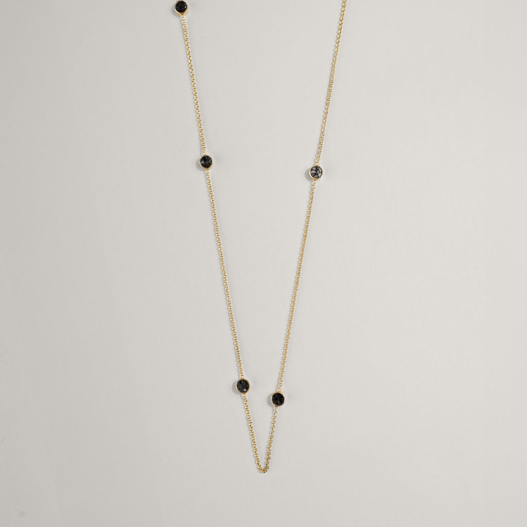 Obsidian Orbit Necklace