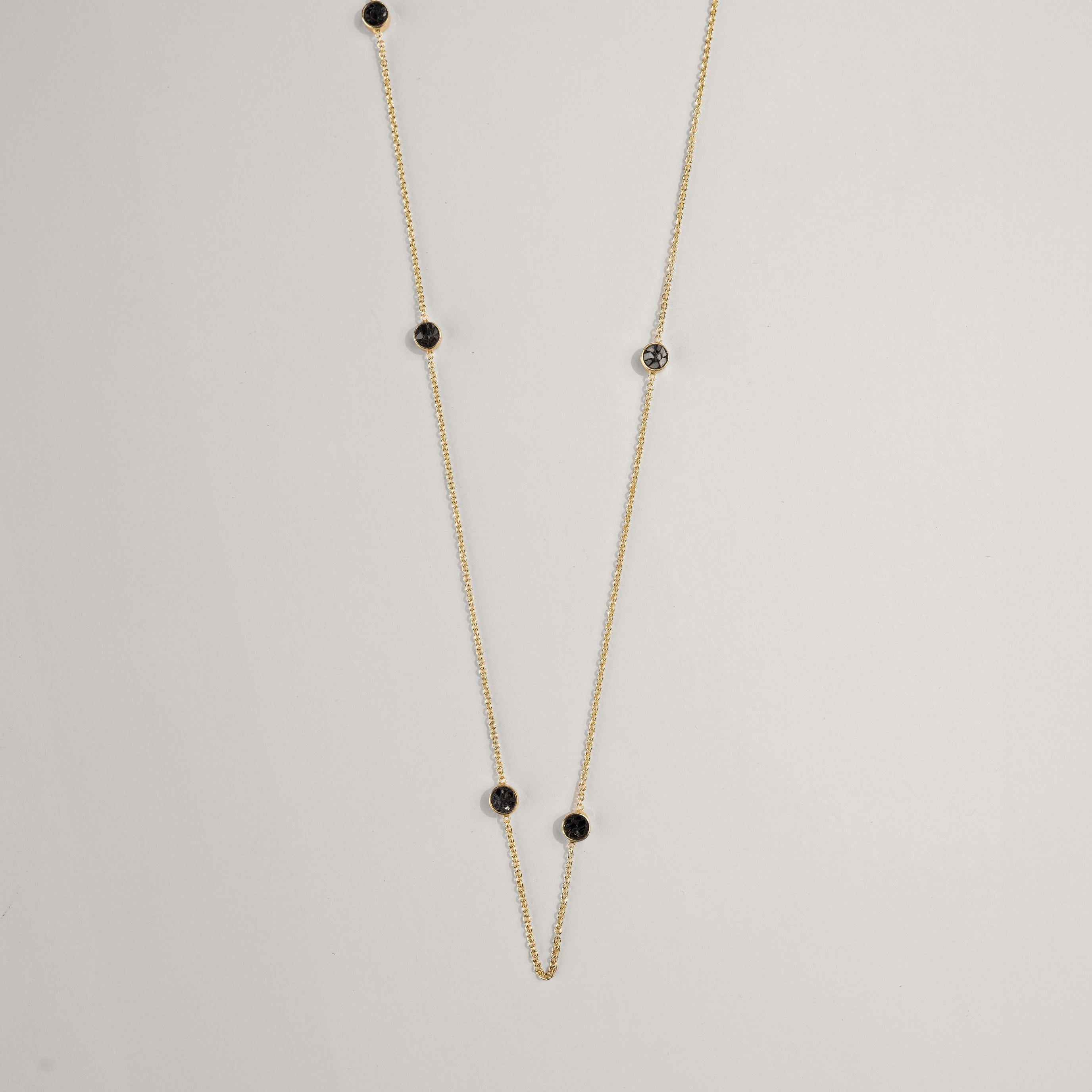 Obsidian Orbit Necklace