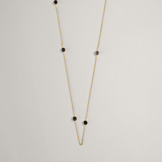 Obsidian Orbit Necklace